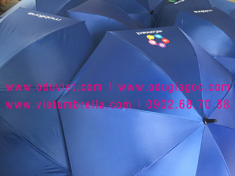 xưởng sản xuất ô dù cầm tay in logo quảng cáo